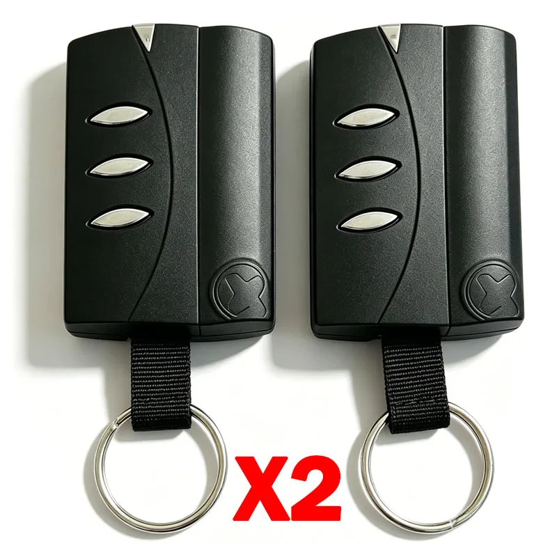 

2PCS PUJOL VARIO Compatible Remote Control Garage Door Opener 433.92MHz Rolling Code Gate Remote Control Black
