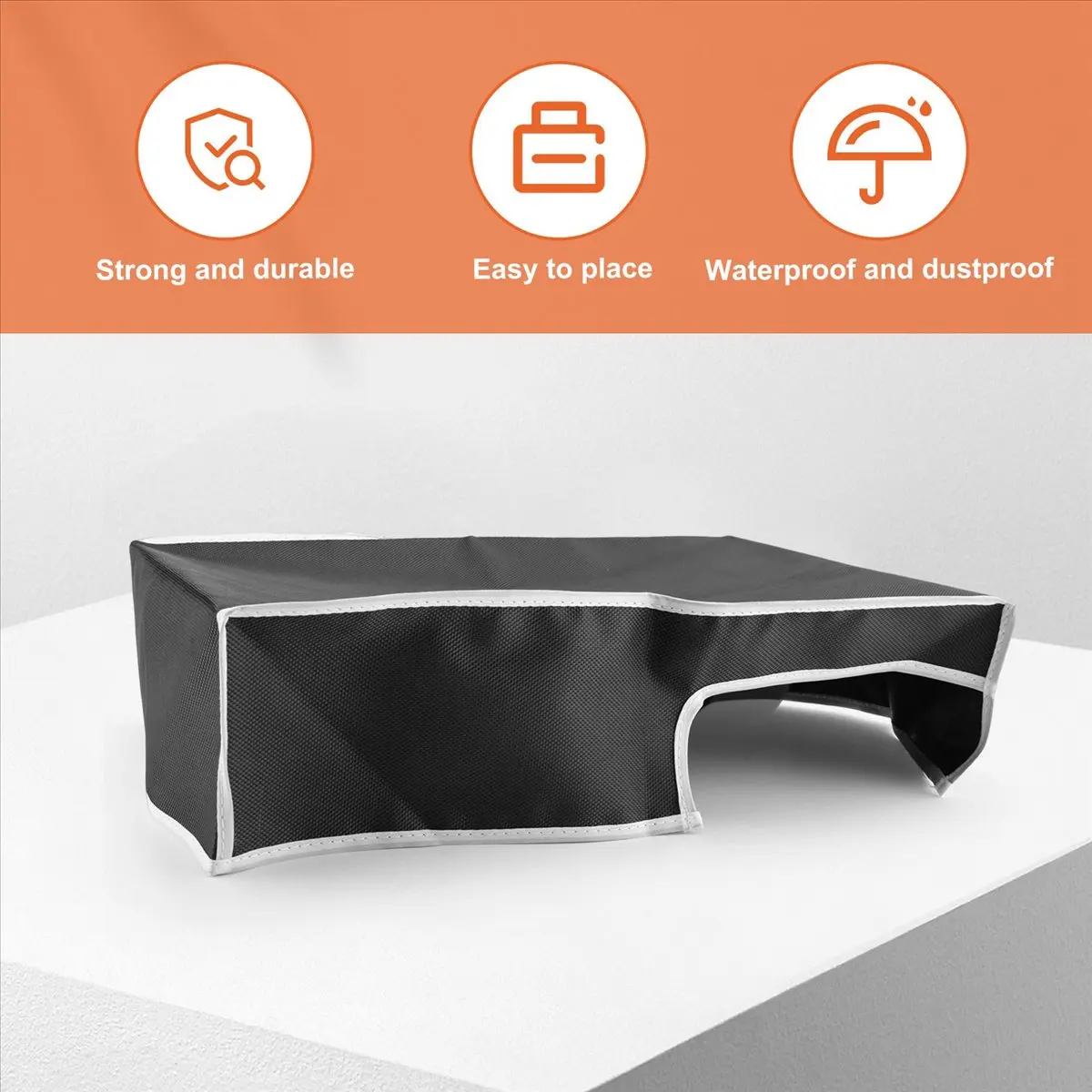 a86g new Horizontal Simple Style Cover for Game Console Dust Proof Cover Protector for Games Gaming Accessories,Black