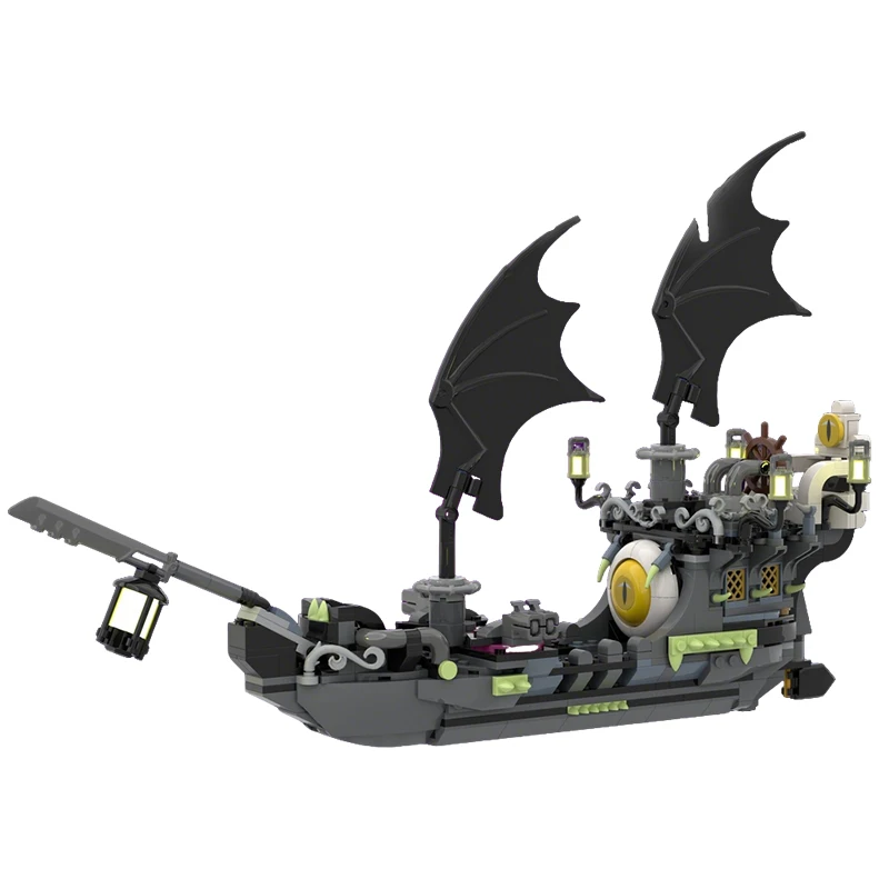 616 PCS 커스터마이징 나이트메어 쉽 MOC 커스터마이징 모듈형 빌딩 블록 창의적인 디자인 교육용 간단한 DIY 조립 장난감 선물