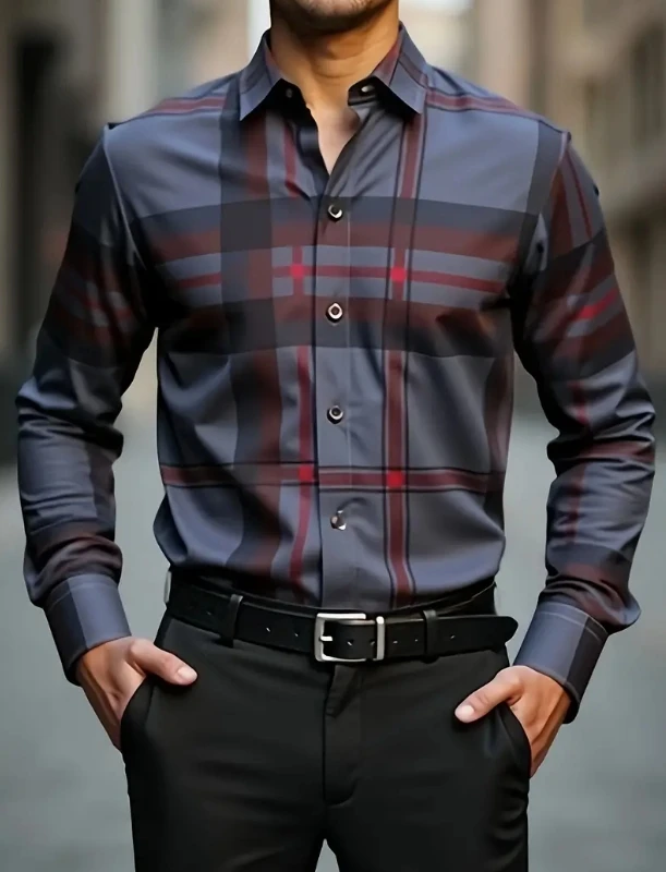 Men's Retro 3D Printed Long Sleeve Shirts Tops Vintage Hawaii Beach Shirt And Blouse Male Streetwea 2025