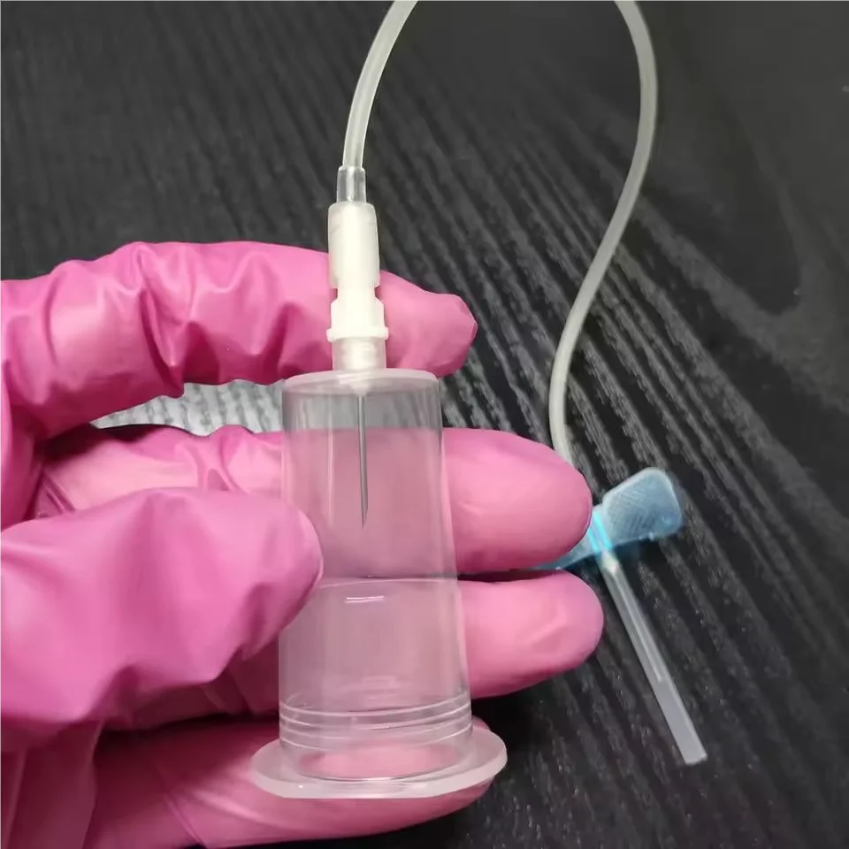 

100/batch Pet Safety Blood Collection Set, Disposable Butterfly Wing Needle+Plastic Vacuum Needle Holder For Veterinary Use