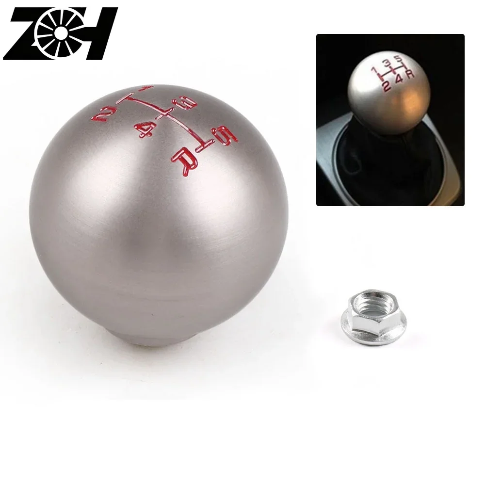 Aluminum 5 6 Speed Car Ball Shape Gear Shift Knob M10*1.5 Fit For Honda Civic City FD2 FN2 EP3 R DC2 DC5 AP1 AP2 S2000 F20C