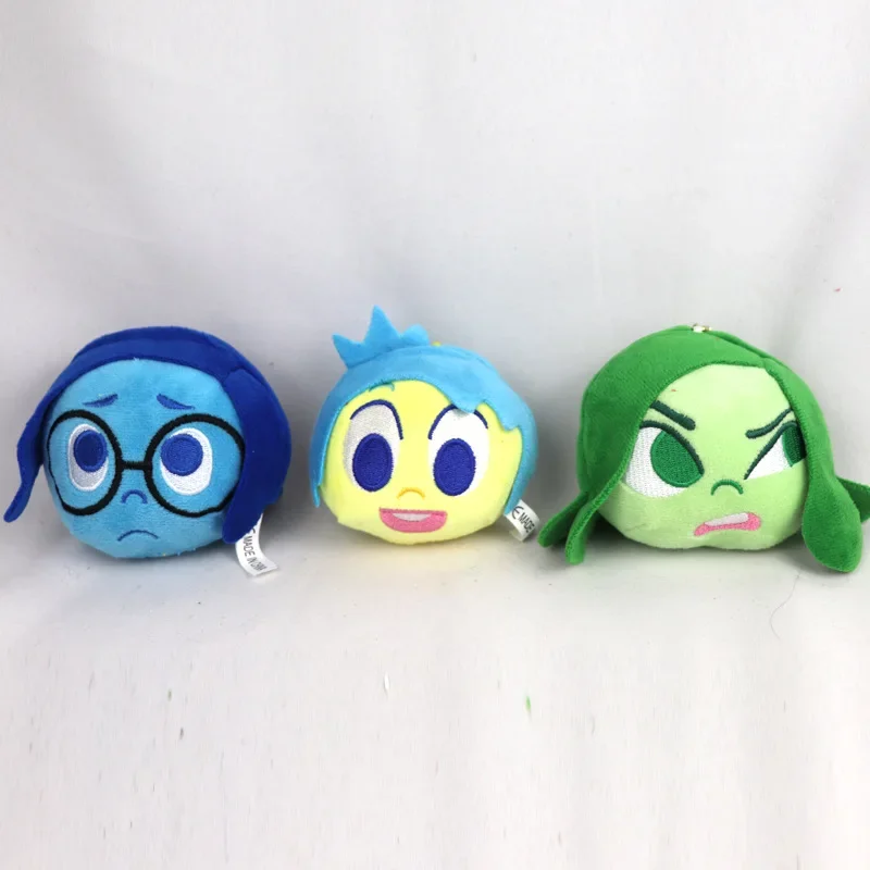 New Inside Out 2 Plush Doll Keychain Kawaii Cartoon Figure Dolls Backpack Accessories Coin Purse Charm Children\'s Birthday Gifts