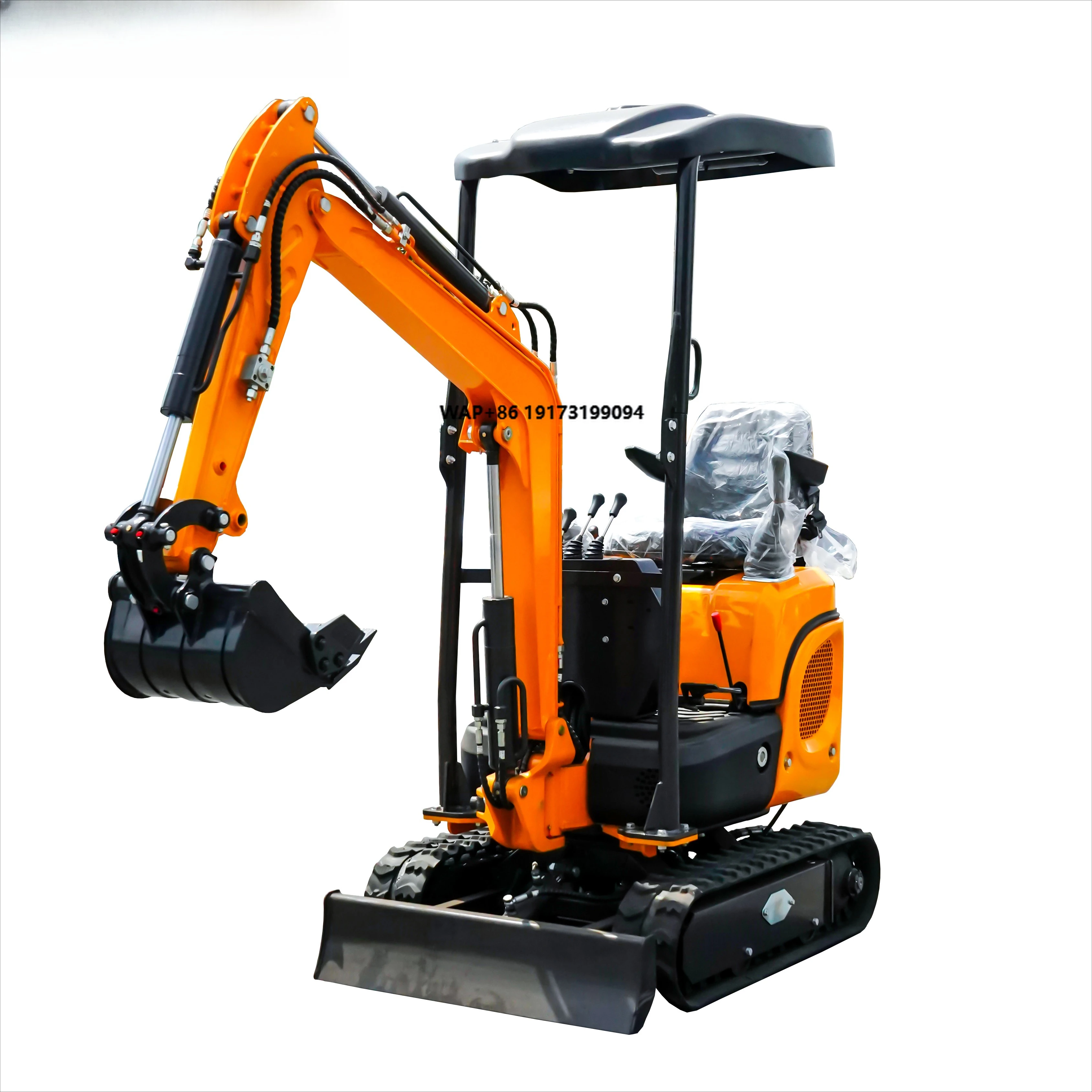 Rhinoceros Xn10-9 Micro Garden Digging Escavatore 1 Ton Crawler Mini Excavator Free Buckets Core Components Engine Motor Pump