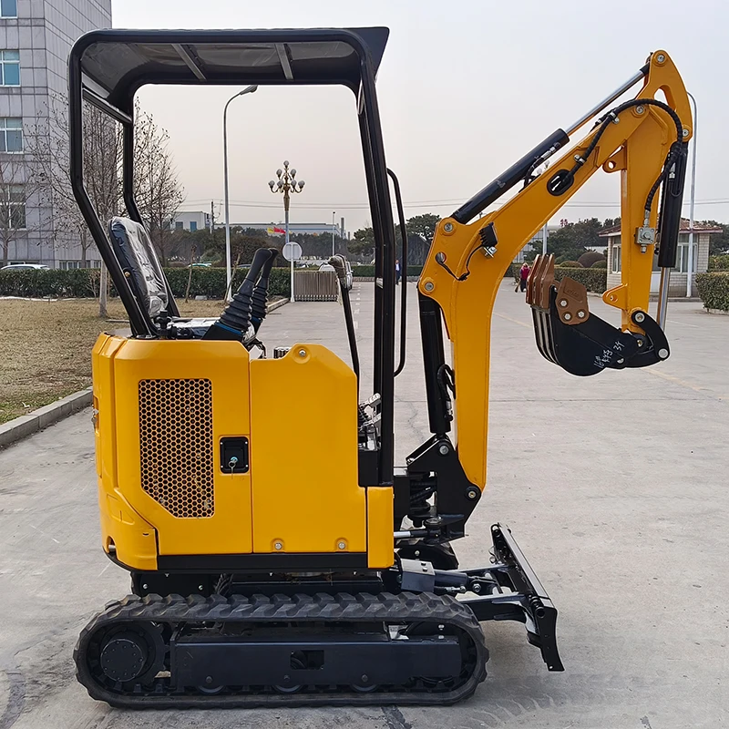 CE EPA Mini Crawler Digger 1.2ton imported Engine small bagger pelle mini excavator