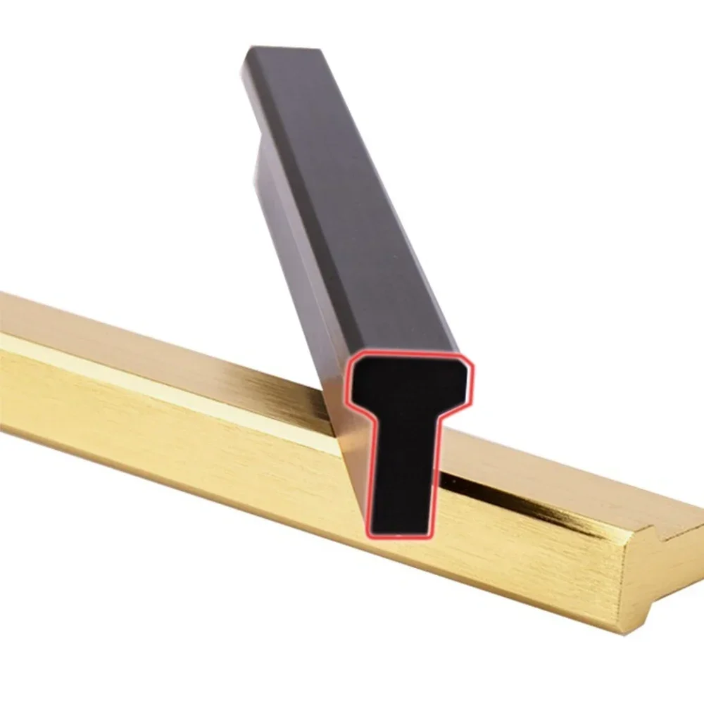 Modern Minimalist Furniture Handles Kitchen Cabinets Cupboard Pulls Handles for Cabinets Wardrobe Pulls Drawer Knobs Door Handle