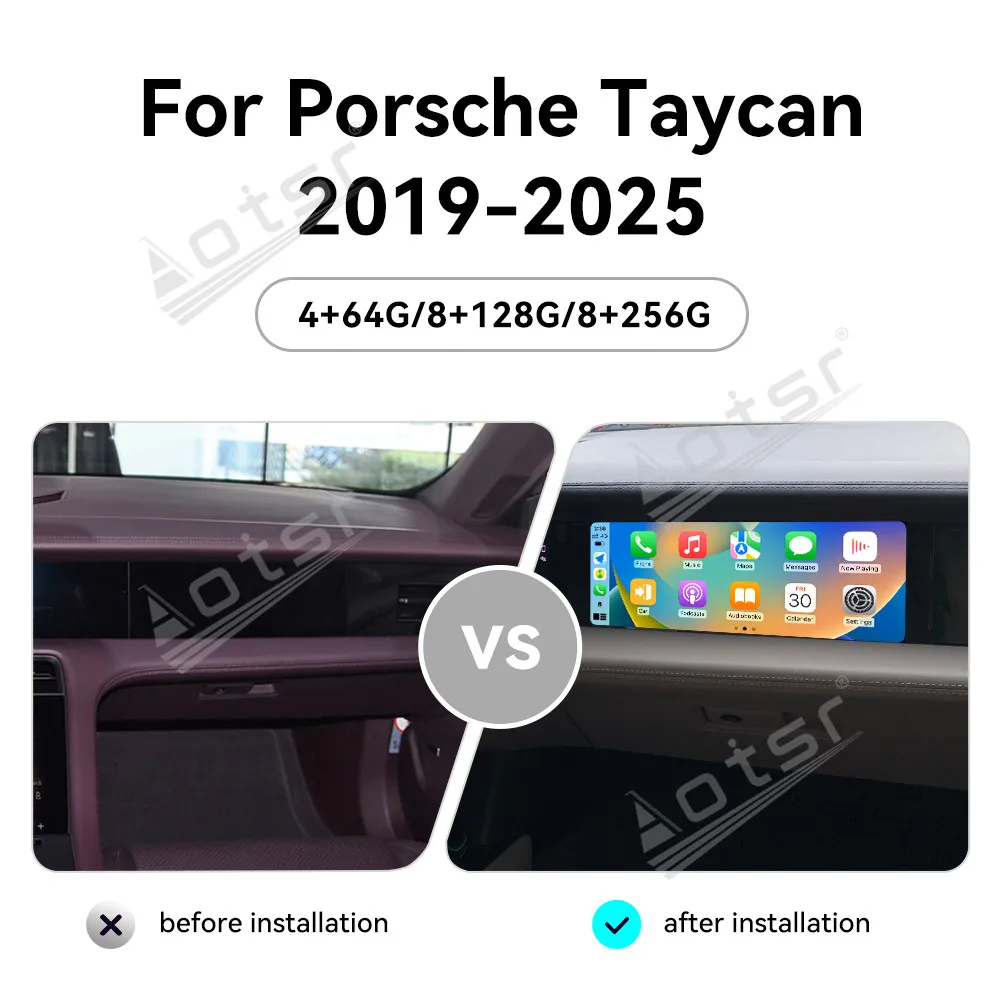 

11" Upgraded Android Touch Screen Car Stereo For Porsche Taycan 2019-2015 Co-pilot entertainment Car Radio CarPlay Head Unit