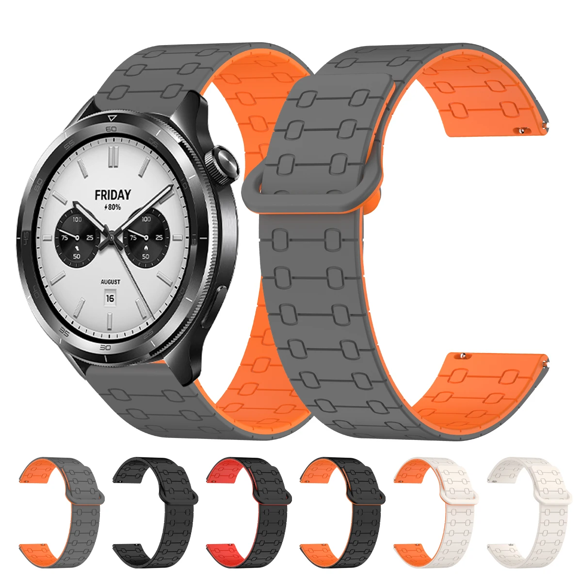 22Mm Silicone Strap… - image
