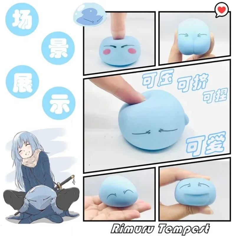 Dieses Mal wurde ich als Schleim wiedergeboren. Anime Rimuru Tempset Blind Box Toys Stress Release Squishy Fidget Collect Ornaments