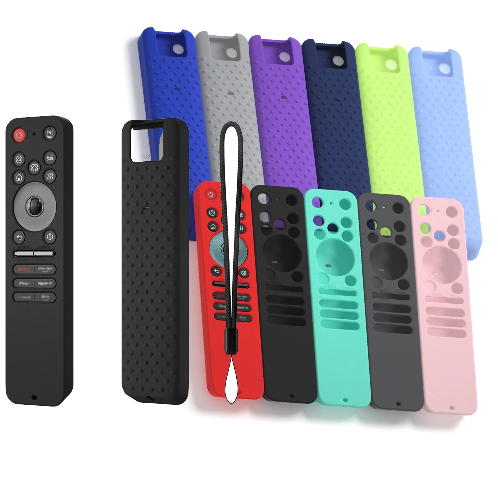 

Silicone Remote Protective Case for LG MR25GA Magic, Protective Covers Anti-Slip Remote Controller Case Cover with Lanyard