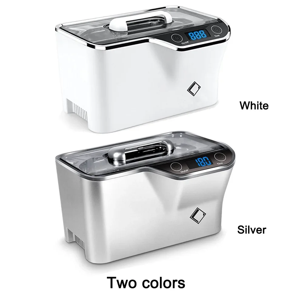 Self-cleaning Professional Ultrasonic Denture Cleaner Variable Frequency Electric Mini Digital Ultrasonic Jewelry Cleaner