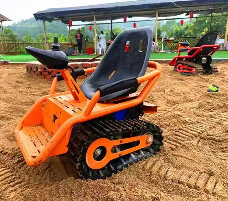 Tracked scooter with 250 watt brushless three-gear adjustable, high-quality electric mini tank expedition