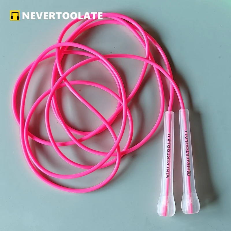 NEVERTOOLATE  EXTRA LONG 3.2 METERS 14cm abs handle boxing speed  Soft PVC Jump skip Rope Tangle Free Skipping crossfit Fitness