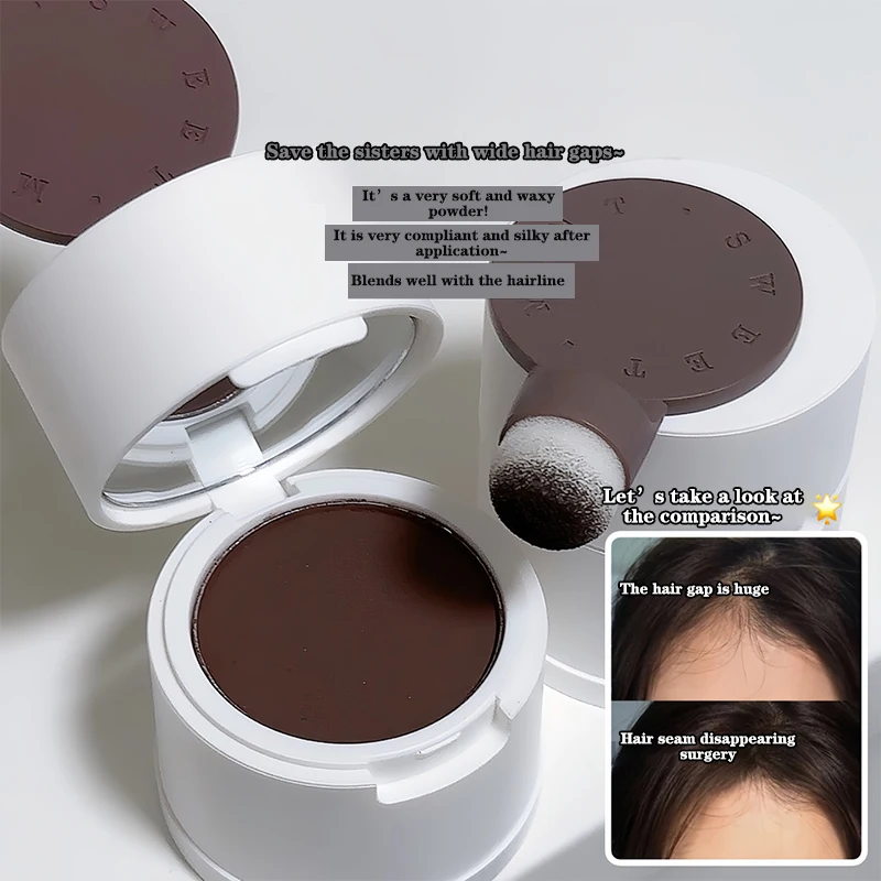 

1PCS Hairline Powder Hair Root Cover Up Natural Water Proof Instant Modified Repair Hair Shadow Powder Makeup Hair Concealer