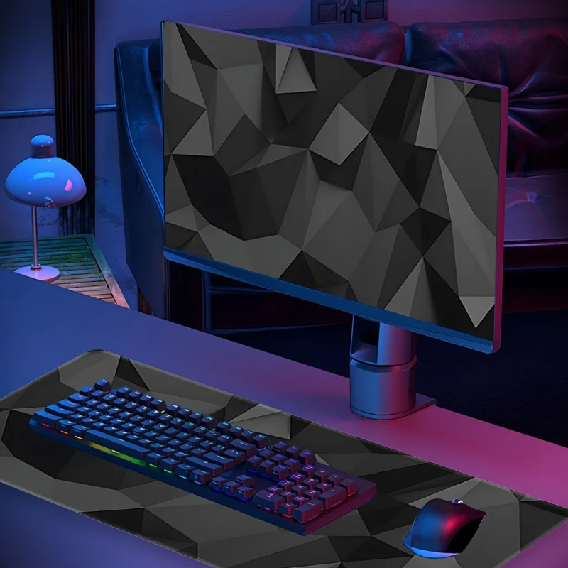 

Geometric pattern Mouse Pad Desk Mat High quality material, Non-Slip Rubber Base，Precision Stitched Edges，Durable & Waterproof