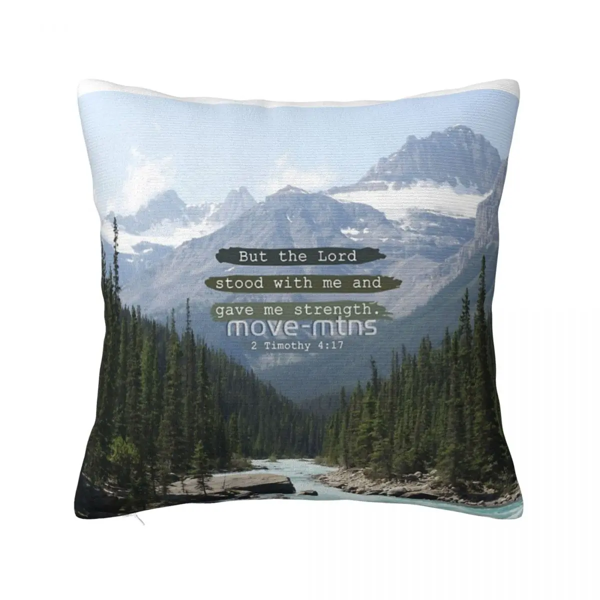 

But The Lord Stood With Me Canadian Pillowcase Home Decor Items Cushion Cover 45*45 Pillow Case Pillow Cover