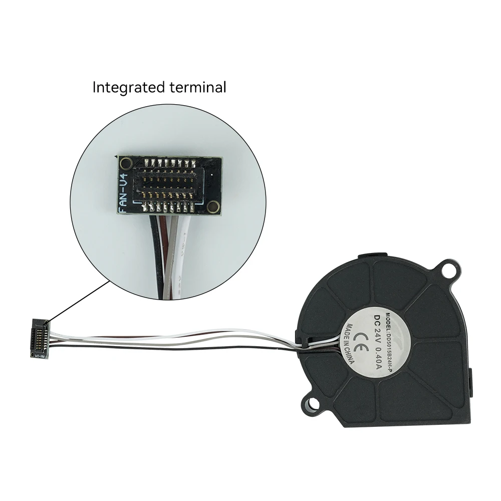 Kipas Blower 5015 untuk Komponen BambuLab X1 X1C P1P P1S, Kipas Pendingin Kecepatan Tinggi Volume Udara Besar Rendah Kebisingan, Suku Cadang Printer 3D