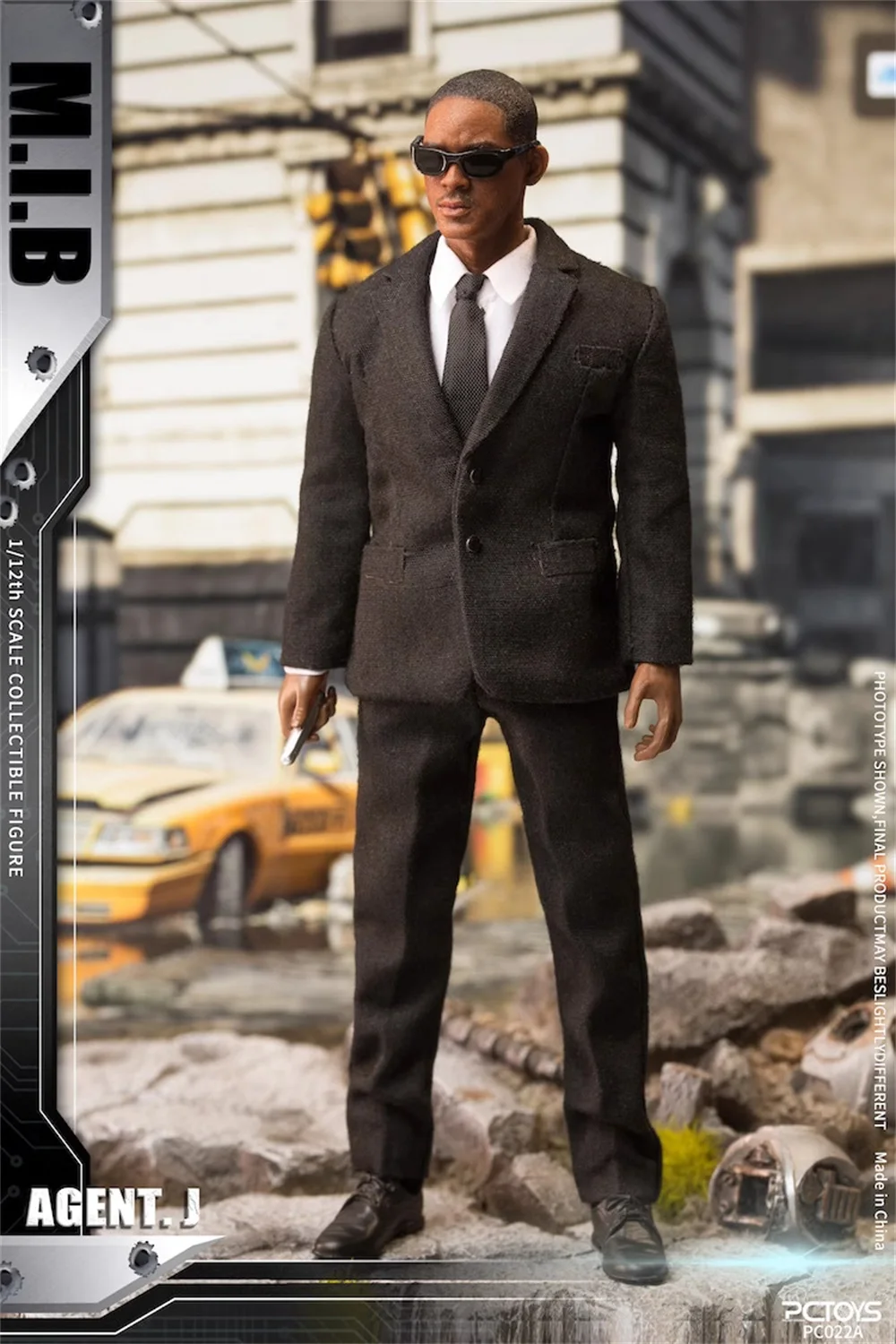 1/12 PCTOYS PC022A Palm Pocket Series The Matrix The Detective Man Full Set Moveable Action Figure Gift For Fans Collect