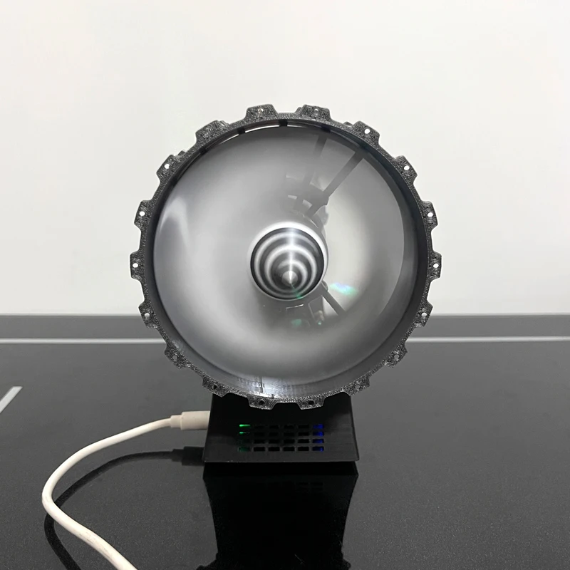 TR900 Exquisite Turbo Fan Engine Model Electric Brushless Motor Function Fan Toy Positive and Reverse Push