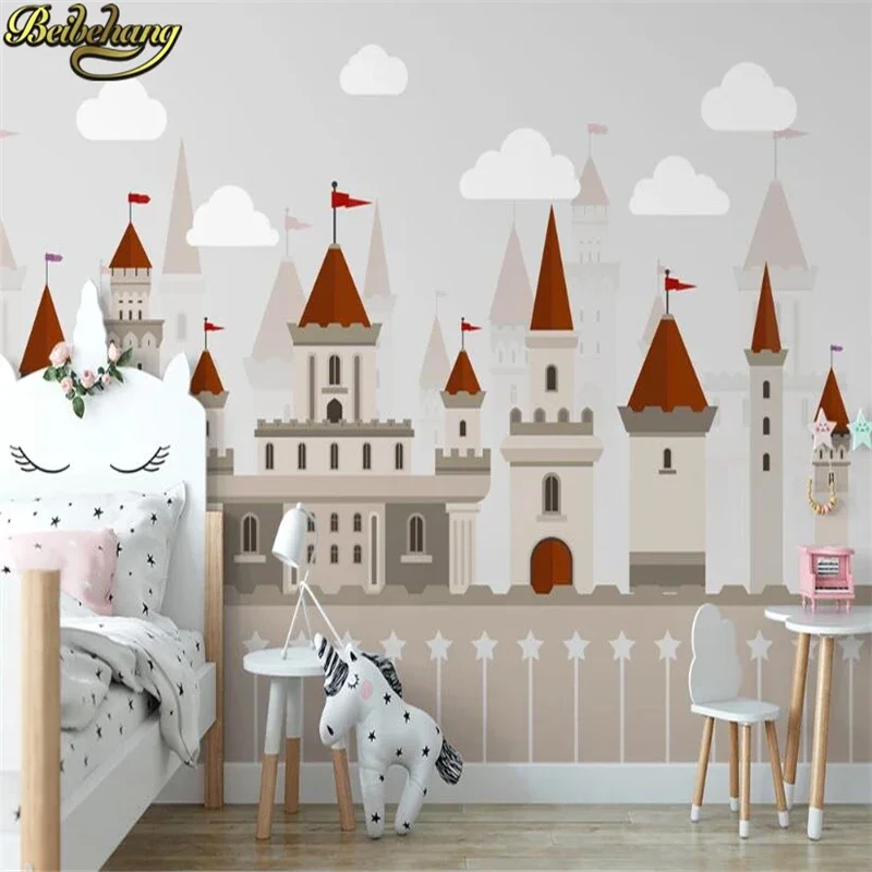 Custom Mural Wallpaper For Kids Room Small House Children Room Bedroom Decorative Wallpaper Murals wall paper room decoration