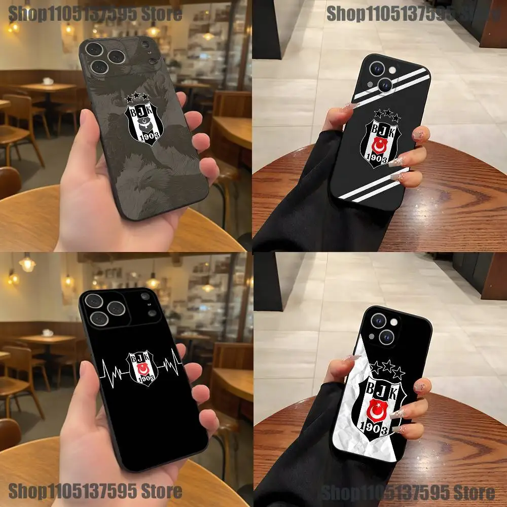 

Fashion B-besiktas B-BJK Phone Case For iPhone 17,16,15,14,13,12,11,Pro,XS,Max,XR,Plus,E,SE4,Mini Black Soft Cover