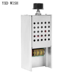 AC 220V 6000W SCR Voltage Regulator Controller Electronic Dimmer Thermostat Motor Speed Controller Volt Regulater Mold with Case