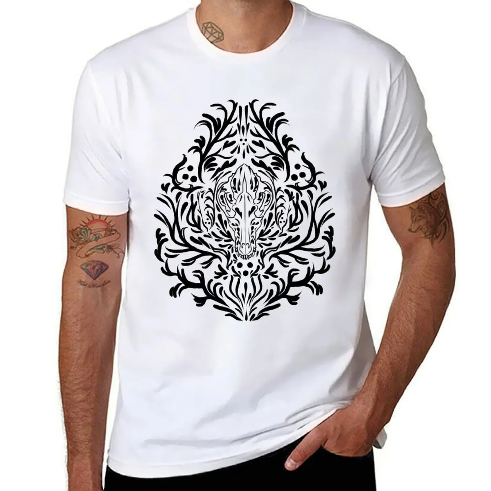 

Fenris romance tattoo T-Shirt t shirts designer t shirt man cotton T-Shirt