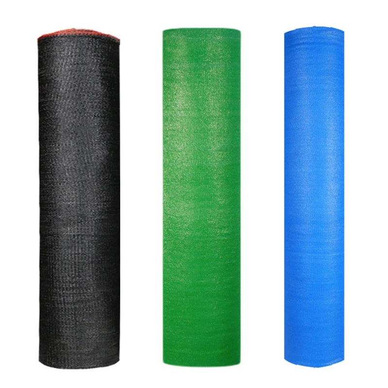 Wholesale 35~80% Shading Anti-UV Black HDPE Sun Shade Net for Outdoor Plants Cover Mesh Roll Agriculture Greenhouse Sunshade Net
