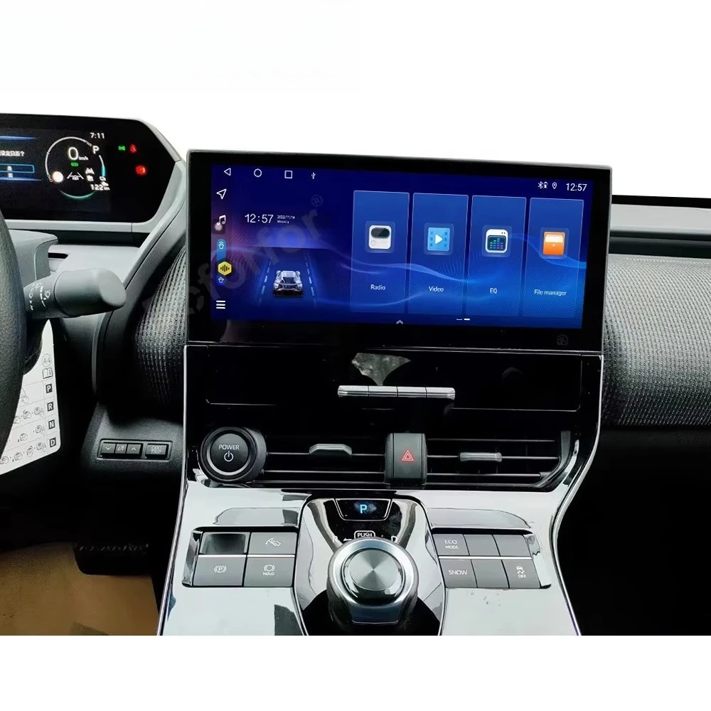 Android Touch Screen Car Video Stereos DVD Player Multimedia System Car Radio 4G Carplay for Toyota BZ4X 2022 2023 Head Unit
