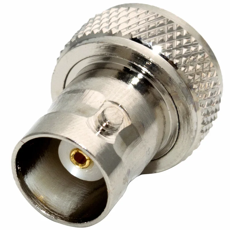 SMA Buchse auf BNC Buchse Adapter Walkie Talkie Stecker SMA auf BNC für Zweiwegradio BaoFeng UV-5R FD-880 vernickelt – Detail 3