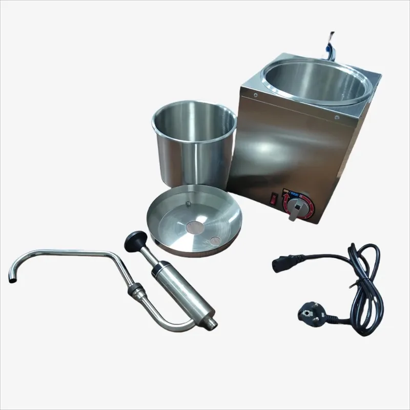 Distributeur électrique de pompe à fromage de 2,5 l, chauffe-sauce/fromage/chocolat/marche, pour usage Commercial en Restaurant
