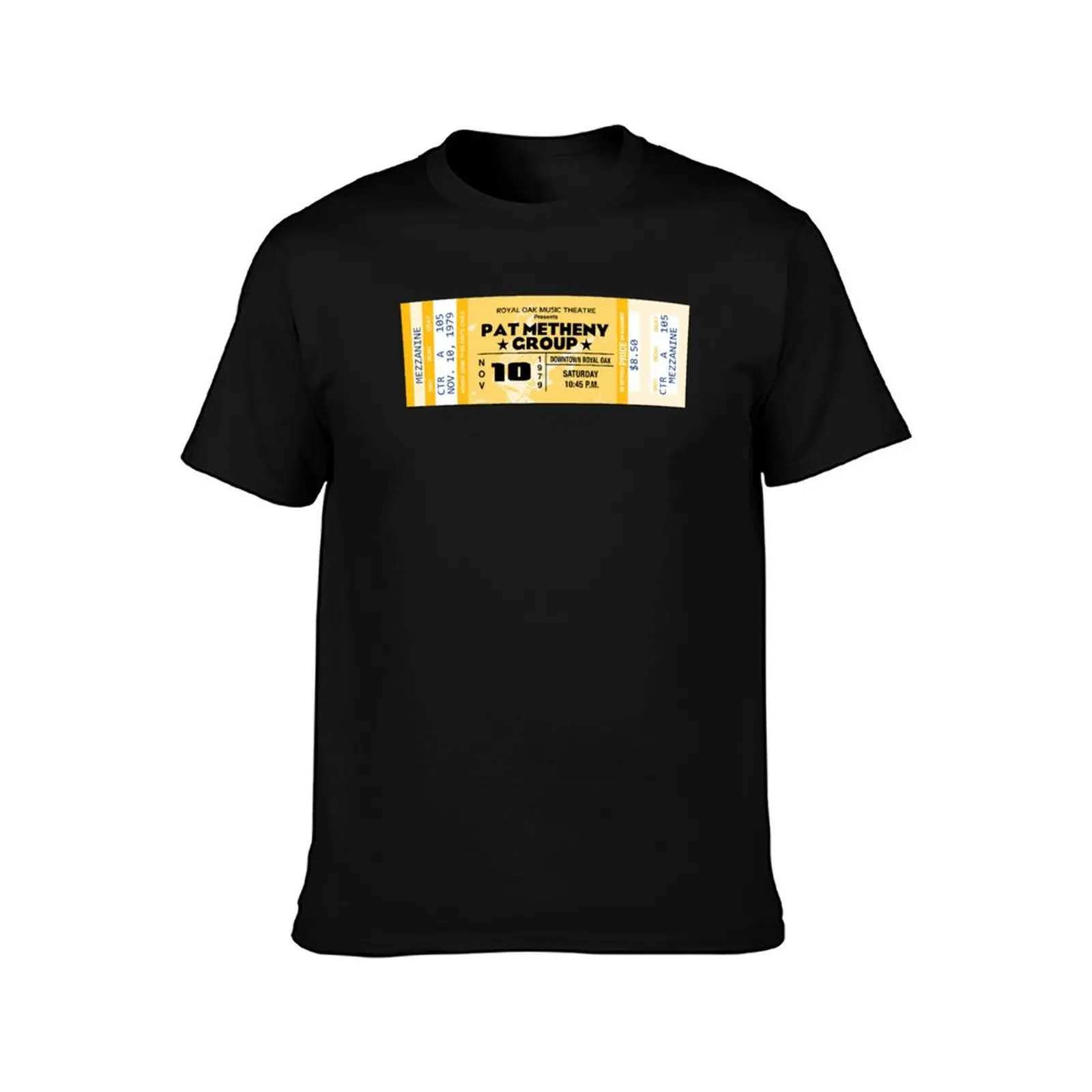 CLASSIC ROCK CONCERT TICKETS - PAT METHENY T-Shirt Anti-Perspiration Workout Top T-Shirt