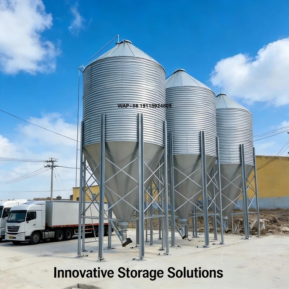 

Automatic Farm Use Breeding Feed Storage Silo Galvanized Steel Tower with Anti-corrosion and High Strength