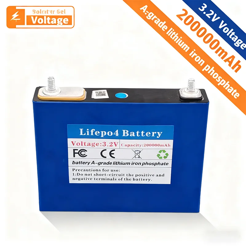 New 2026 LifePO4 lithium iron phosphate battery grade A 3.2V200AH, solar powered RV camping vehicle Golf Carts UPS Motor power