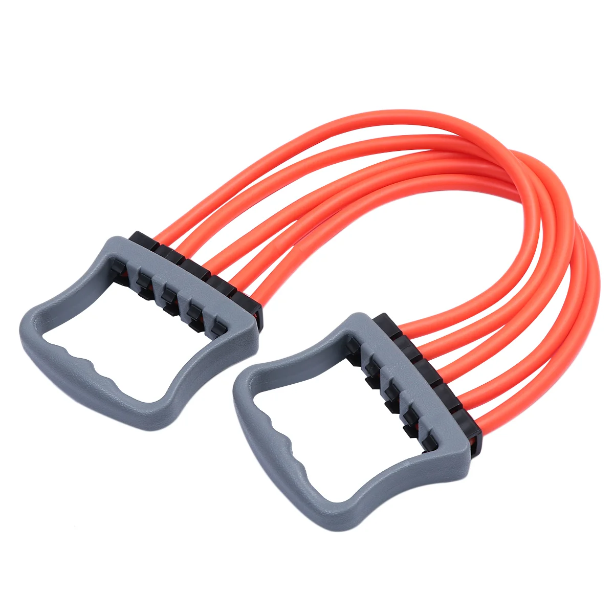 Chest Exercise Expander Bands 5 Pieces of Tension Rope Sprung Orange Pp Dual-Purpose