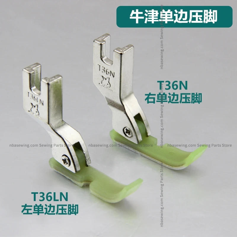 10PCS T36LN T36N Presser Foot Left and Right Half Side Installing Zipper Foot Plastic Single Side Presser Foot Lockstitch Sewing