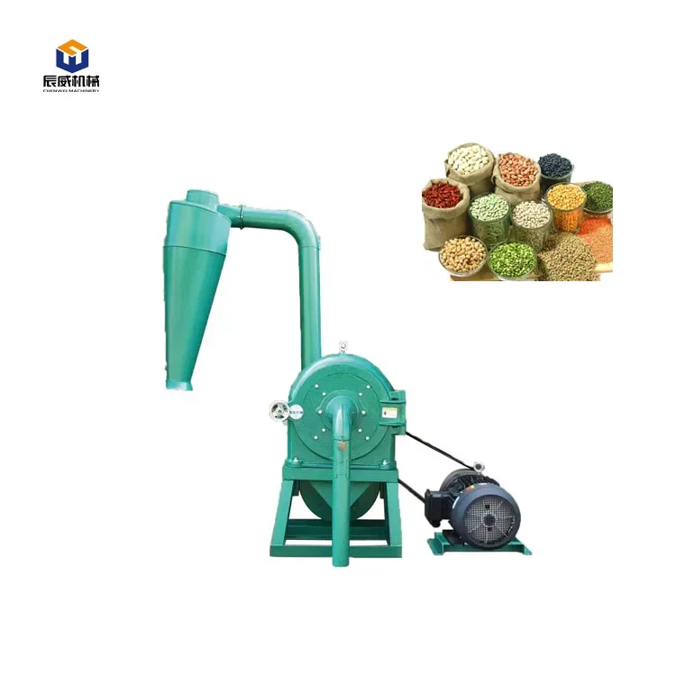 CW grain processing corn crusher maize  flour wheat rice disk mill grinder grinding machine