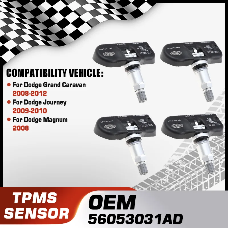 

Car Tire Pressure Sensor TPMS For Dodge Grand Caravan 2008-2012 Dodge Journey 2009-2010 Dodge Magnum 2008 56053031AD 56053031AC
