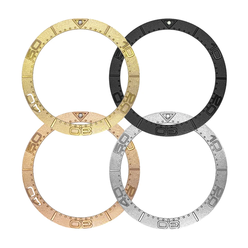 

38mmx30.7mm SKX007 Metal Curved Bezel Insert Ring Fits SUB SKX007 SKX009 SRPD Watch Case NH35 NH36 Watch Bezel Insert Ring Parts