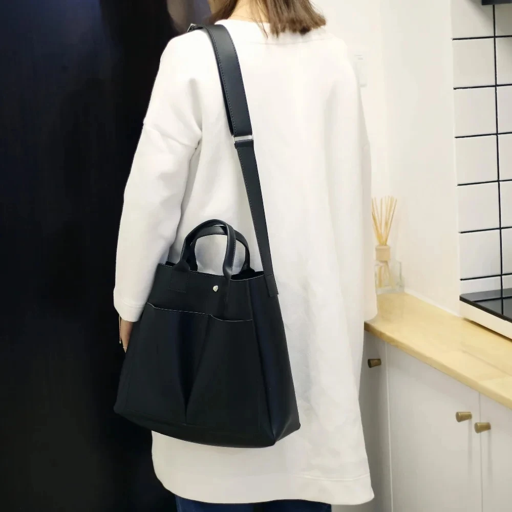 2024 new laptop Bag Simple Women Bag Ladies Brand pu Leather Travel Handbags Spring Casual Tote Bag Big Shoulder Bags For Woman