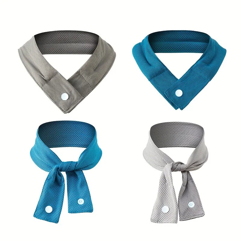 Cooling Ice Neck Scarf Sweat Wiping Towel Outdoor Ice Band Sports Headband Perfect for Summer Hiking Camping Outdoor Activities