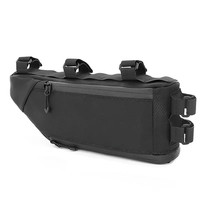 Factory 100% Waterproof Extendable 4L Mountain Road Cycling Bike Bicycle Frame Bag Triangle Tool Bags Pouch Pannier Pack