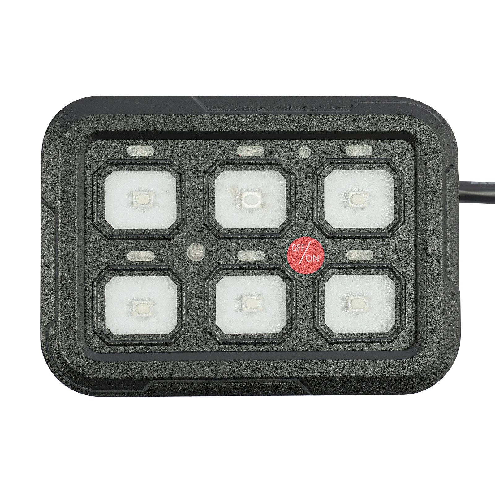 6 لوحة مفاتيح عصابة لليخوت/RV، لوحة تحكم لوحة مفاتيح السيارة بزر ضغط تناسب جميع المركبات والسفن DC12V～24V