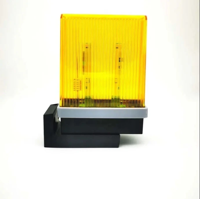 DC12V 24V 220V Gate Security Flash, Warning Protection Light Emitting Diode Entrance Alarm Light (Yellow)