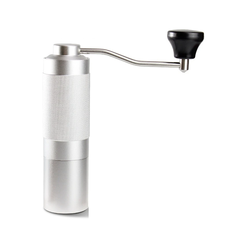 

Manual Coffee Grinder Portable Adjustable Stainless Burr For Kitchen