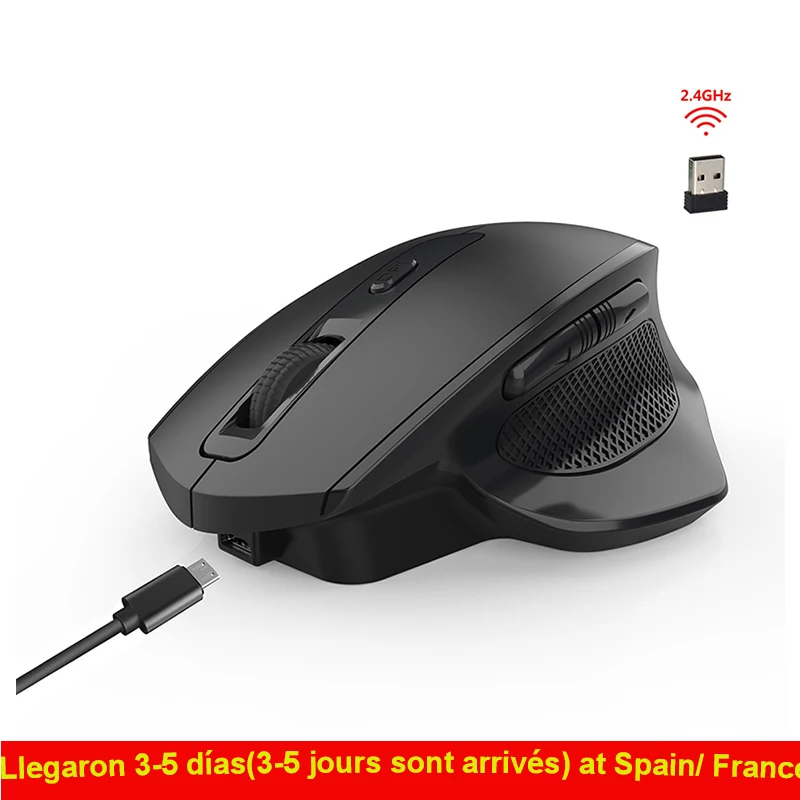 Gaming Mouse Rechargeable USB Wireless Mouse for Computer Laptop Gamer Noiseless Click Right Hand Mause Ergonomic Mice