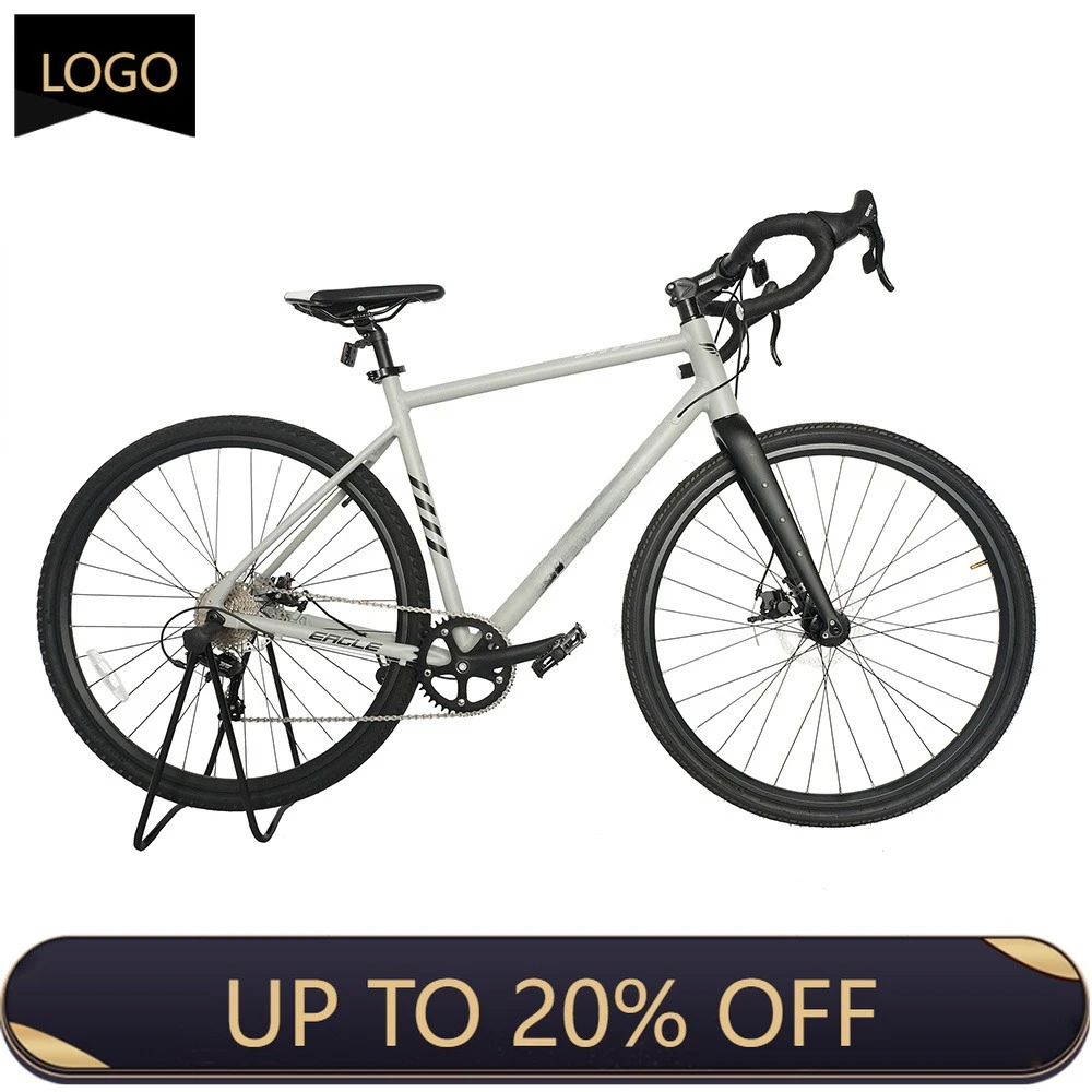 QQA Unisex 700C city road bike for professional light aluminum alloy 11-speed factory direct sales, from China, with disc brakes