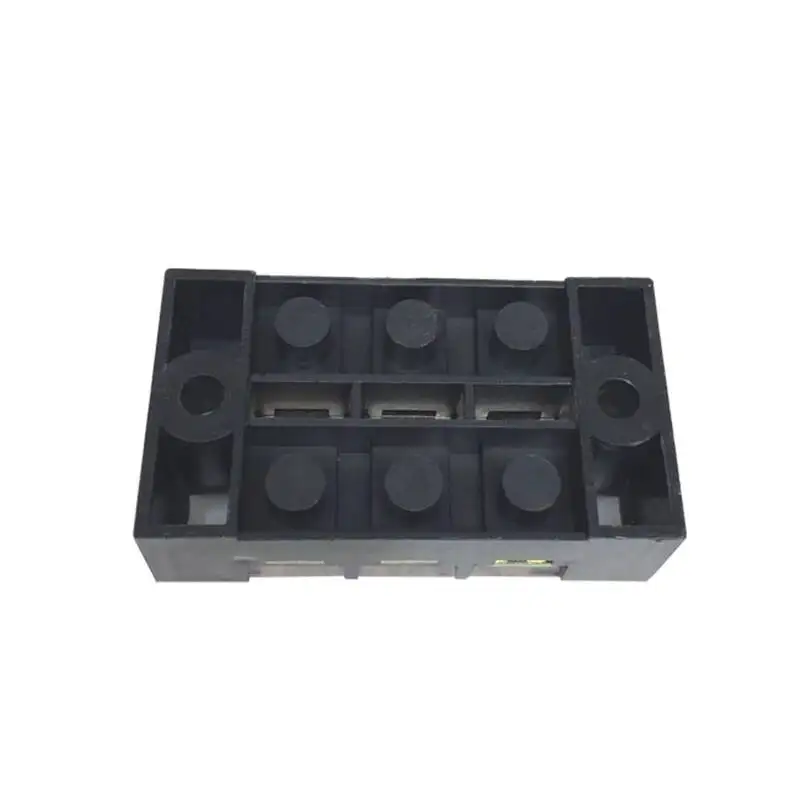 2pcs TB-2503 Fixed Screw Terminal Block Barrier 600V 25A 3P Wire Connector Cable Wiring Splice Terminales 3 Positions