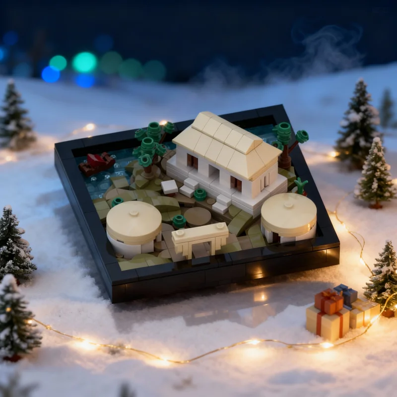 

313pcs MOC Legacy Yu Village Classic Model Building Blocks Construction Christmas Gifts Assemble Toys DIY Creative Idea Brick