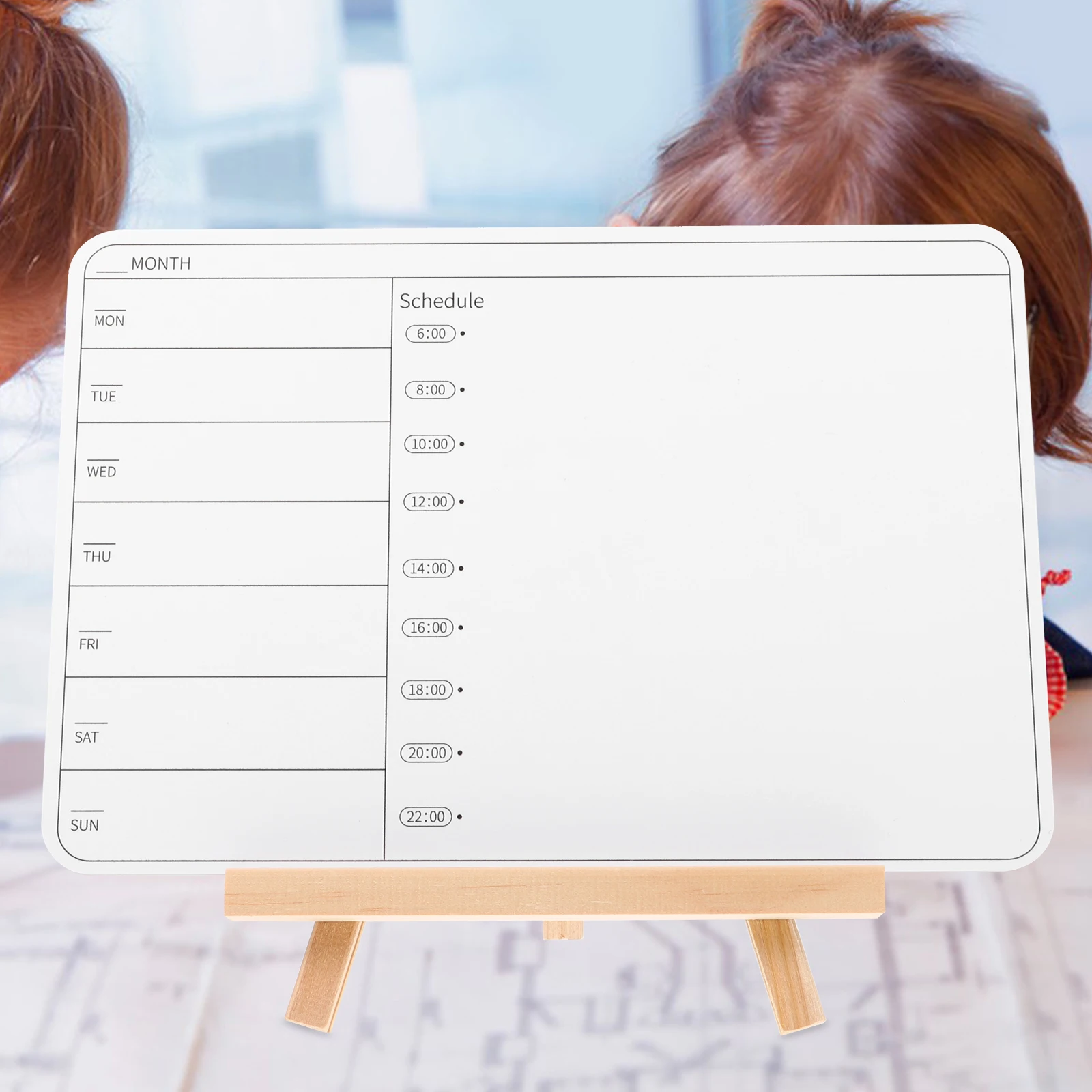 

Double Sided Whiteboard Dry Erase Board Desk Office Table Rewritable Portable Lightweight Compact Size Educational Writing Board